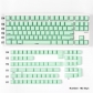 Marble 104+10/58 Cherry Profile PBT Doubleshot Crystal Keycaps Set for MX Keyboard White / Pink / Cyan